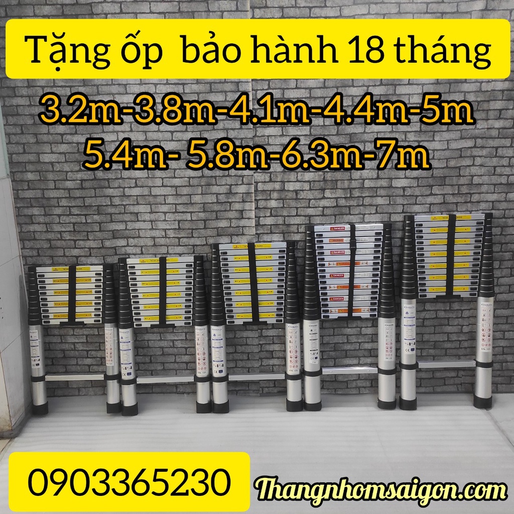 Thang nhôm rút NAKATA 380