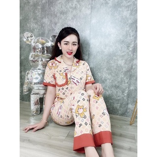 Đồ Bộ Pyjama Chất Vải Lụa Mango Cao Cấp
