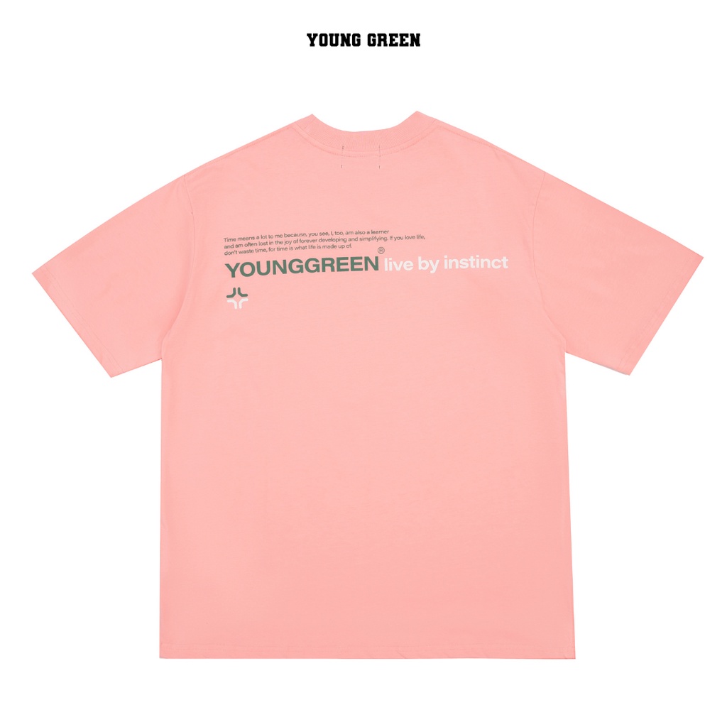 Young Green Áo Thun INSTINCT LIVE chất liệu 100% Thun Cotton vải 220gsm [ygshop.danang]