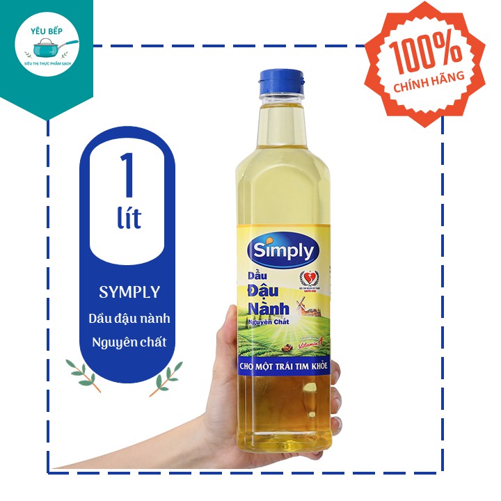 Dầu đậu nành Simply 1l