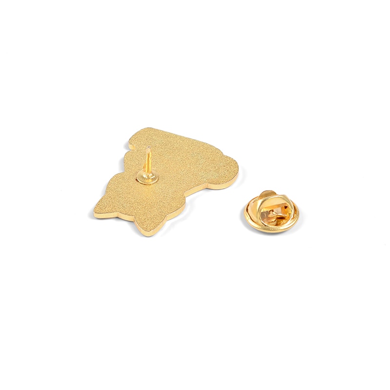 Ghim cài áo QIHE JEWELRY hình chú chó Shiba hoạt hình thích hợp làm quà tặng cho bạn bè