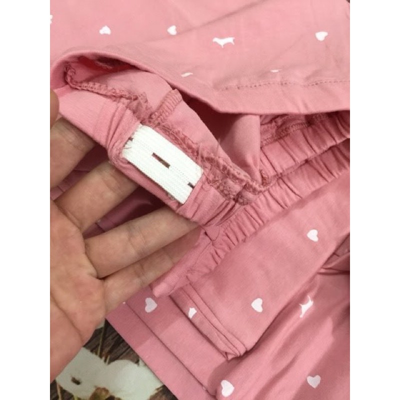 Bộ sau sinh Pink vén chéo ngực (freesize &lt;70kg)