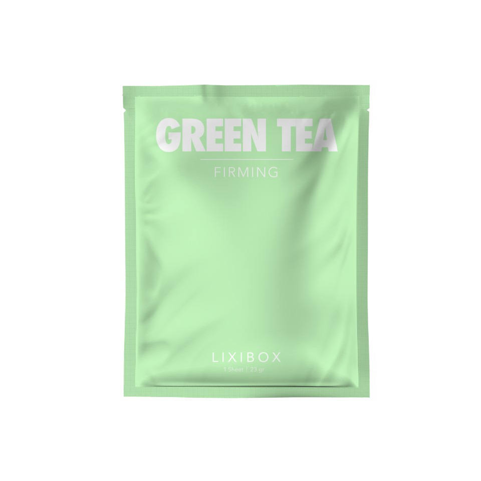 Bộ 3 Mặt Nạ Lixibox Daily Facial Mask Sheet - Green Tea (23gr/cái)