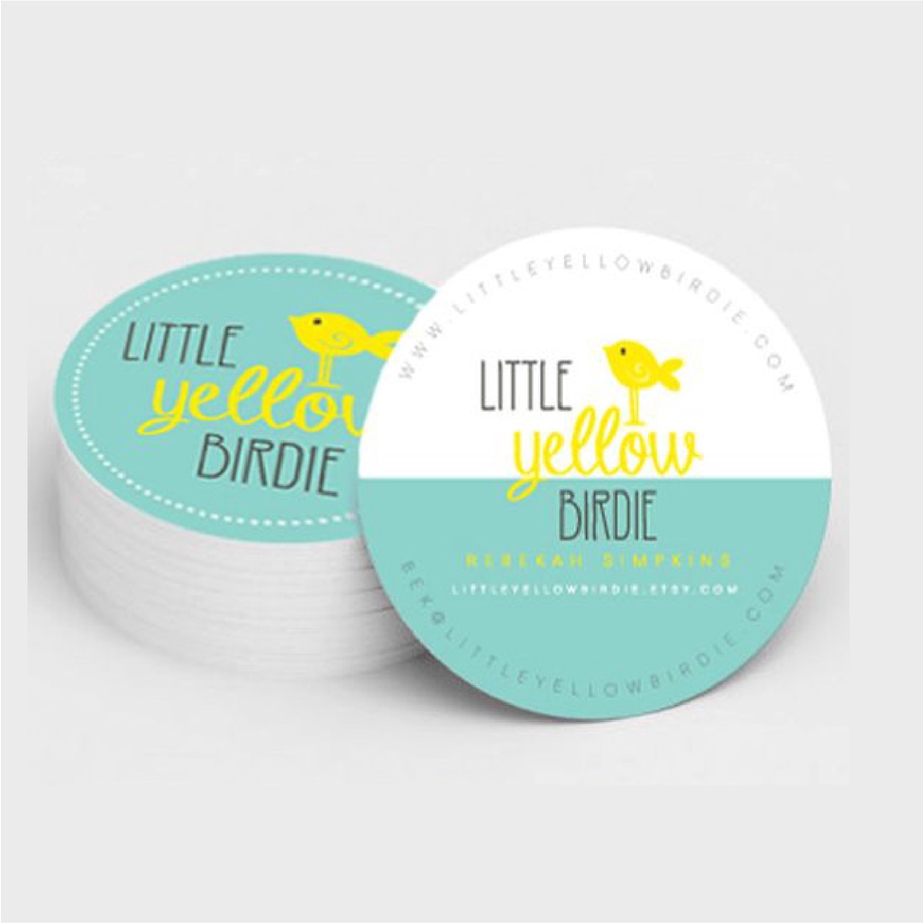 Tag Quần Áo, Mác Treo Quần Áo, Thẻ Treo Thời Trang Hình Tròn Có Đục Lỗ , Chất Liệu C300, Thiết kế theo yêu cầu