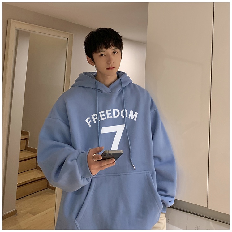 Ifnicefuture Áo hoodie Tay Dài In Họa Tiết Thời Trang Phong Cách Hàn Quốc Dành Cho Cặp Đôi