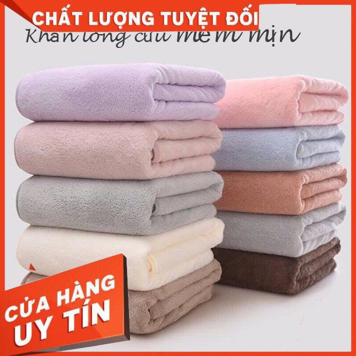 Khăn tắm xuất Hàn sợi bông mịn, thấm hút dễ dàng, khăn đi biển kích thước 140 x 70. Khăn tắm cho bé sơ sinh