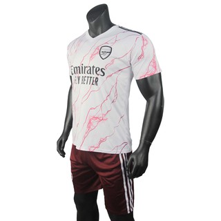 ⚡Quần Áo Đá Bóng CLB Arsenal Hồng Cánh Sen Sân Khách Mùa Giải 2020-2021 Thấm Hút Mồ Hôi Tốt - Hapisport⚡