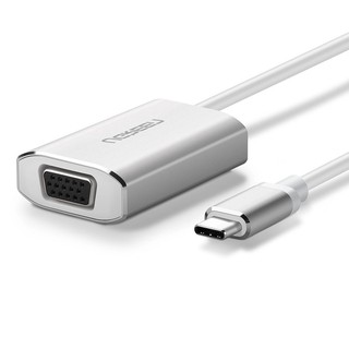 15cm màu bạc bộ chuyển đổi type c sang vga vỏ bọc nhôm cm114 ugreen 40866