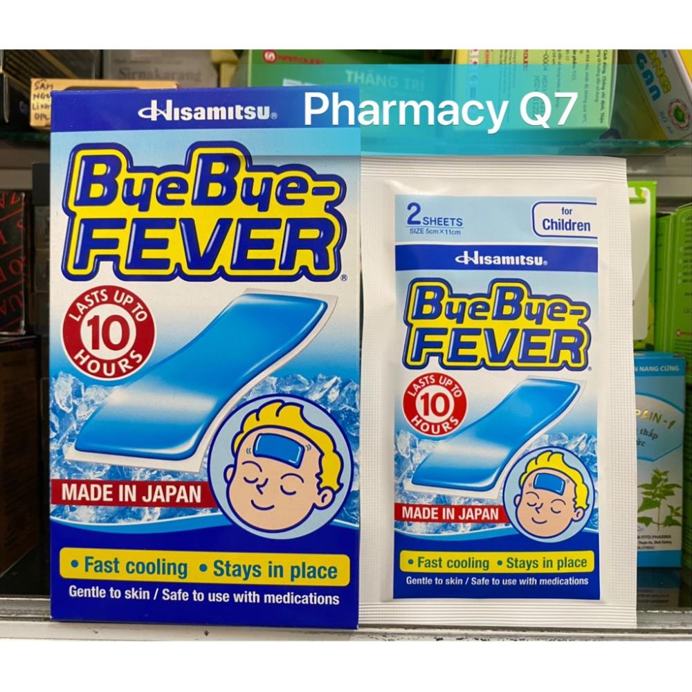 Dán hạ sốt cho trẻ em và người lớn Byebye Fever  byebyefever dan ha sot Nhật Bản