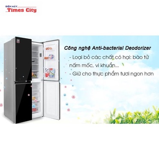 Tủ lạnh Sharp Inverter SJ-FX420VG-BK Mới 2022