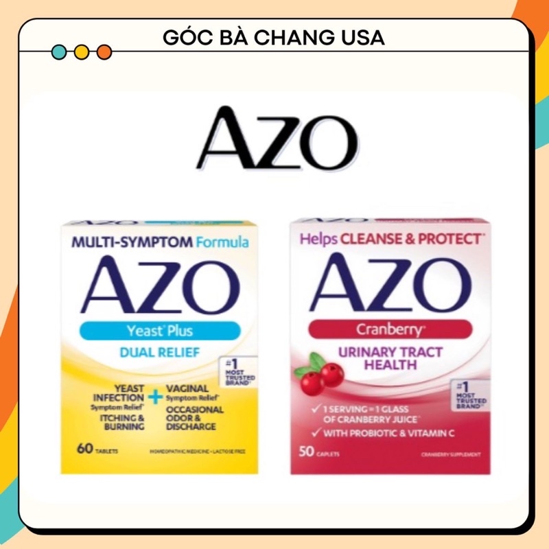 Viên Uống AZO hỗ trợ đường tiết niệu