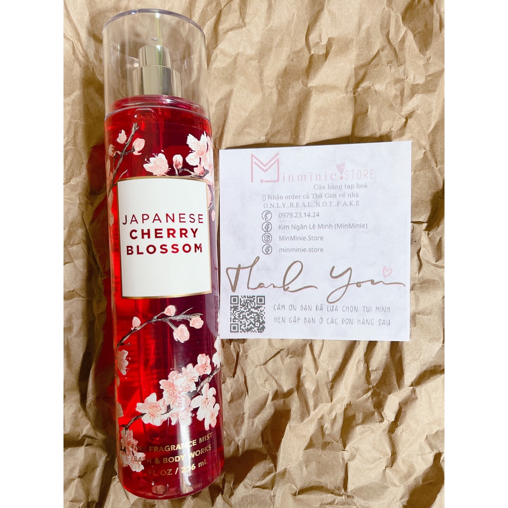 Xịt thơm body mist Bath and Body Works