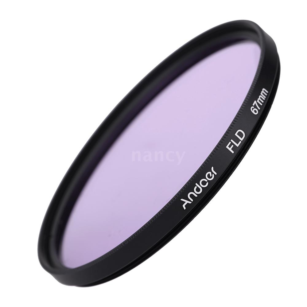 Bộ thấu kính lọc phân cực hình tròn UV+CPL+FLD 67mm thương hiệu Andoer dành cho máy ảnh Nikon Canon Pentax