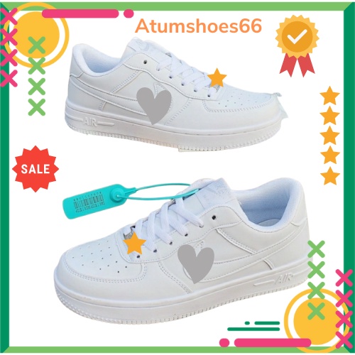 Giày Sneaker nam nữ Thể Thao thấp cổ màu trắngTrắng AF1 Full Box Đủ Size