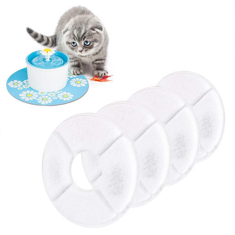 10 miếng lọc nước than hoạt tính dùng trong máy uống nước tự động dành cho chó mèo