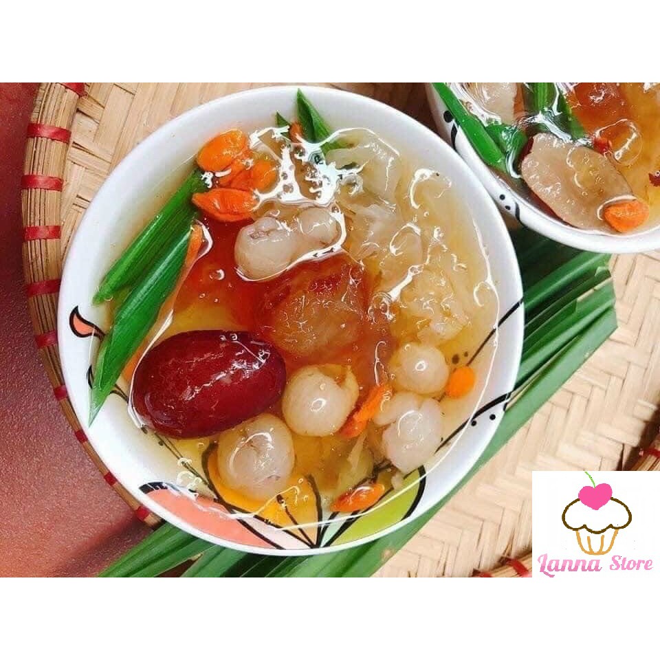CHÈ DƯỠNG NHAN TUYẾT YẾN NHỰA ĐÀO 12 VỊ (10 chai 330ml) 400gram