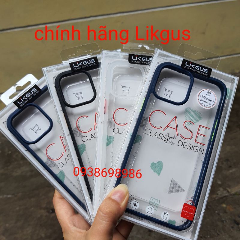Ốp LIKGUS lưng trong viền camera bo iphone 15 pro max/14 pro max/14 pro/13 pro max/13/13 pro//12 pro/11 pro max/11 pro