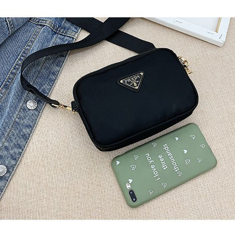 Túi Thời Trang Sling Phụ Nữ Prada Túi Đeo Vai Hàn Quốc Túi Nhỏ Messenger Túi Du Lịch Giải Trí