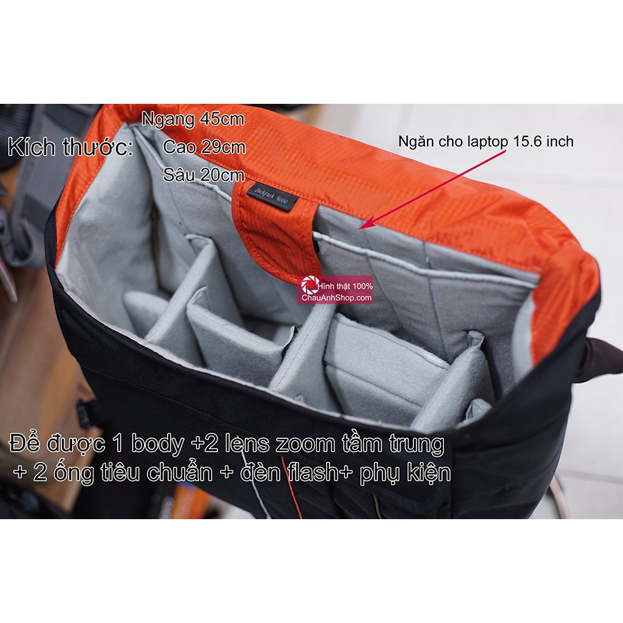 Túi Máy ảnh Crumpler Jackpack Photo 9000- màu đen