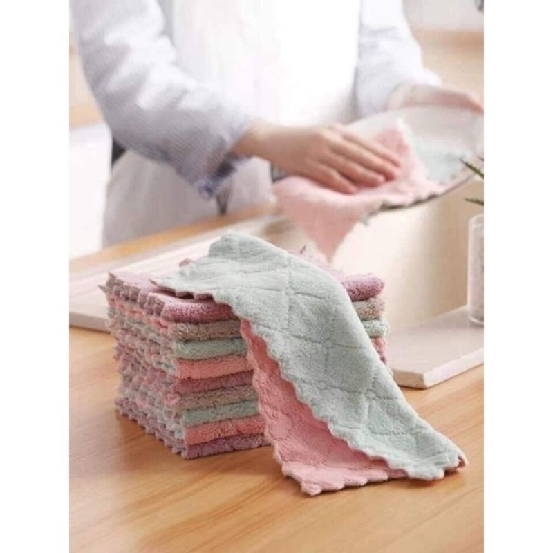 Combo 10 khăn lău bếp đa năng tiện lợi