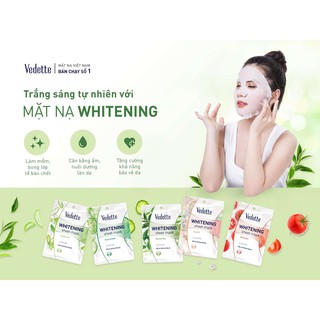 Mặt nạ dưỡng trắng da tinh chất nha đam Vedette