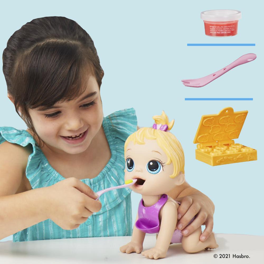 Búp bê Baby Alive ăn dặm và tập bò hàng Hastro (không hộp)