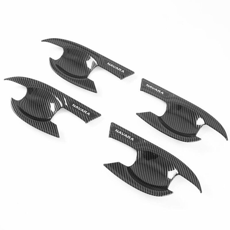 Ốp Bọc Tay Nắm Cửa Xe Hơi NISSAN NAVARA 2016-2020 Nava NP300 Bằng Sợi carbon