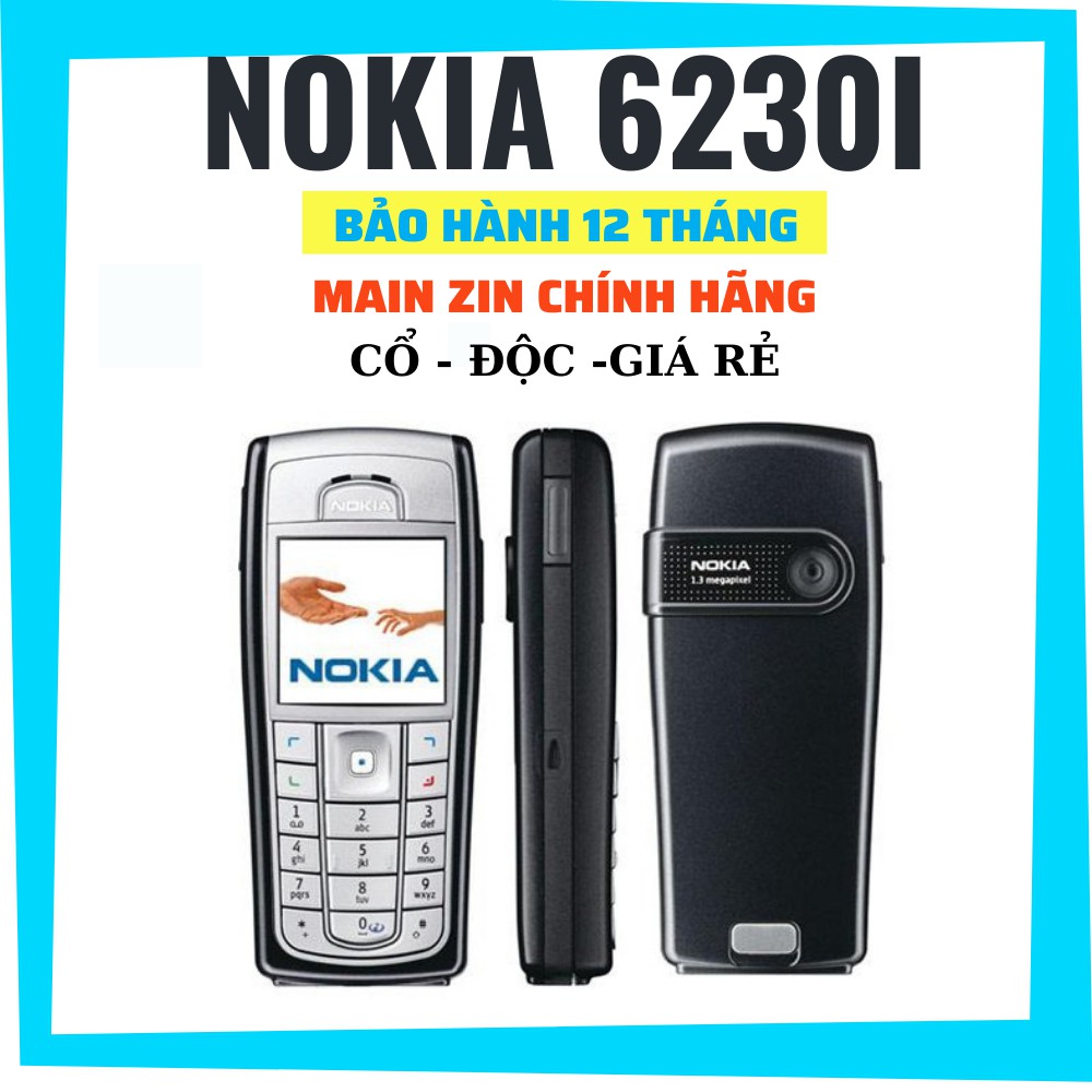 Điện thoại Nokia cổ 6230i chính hãng, giá rẻ - Bảo hành 12 tháng