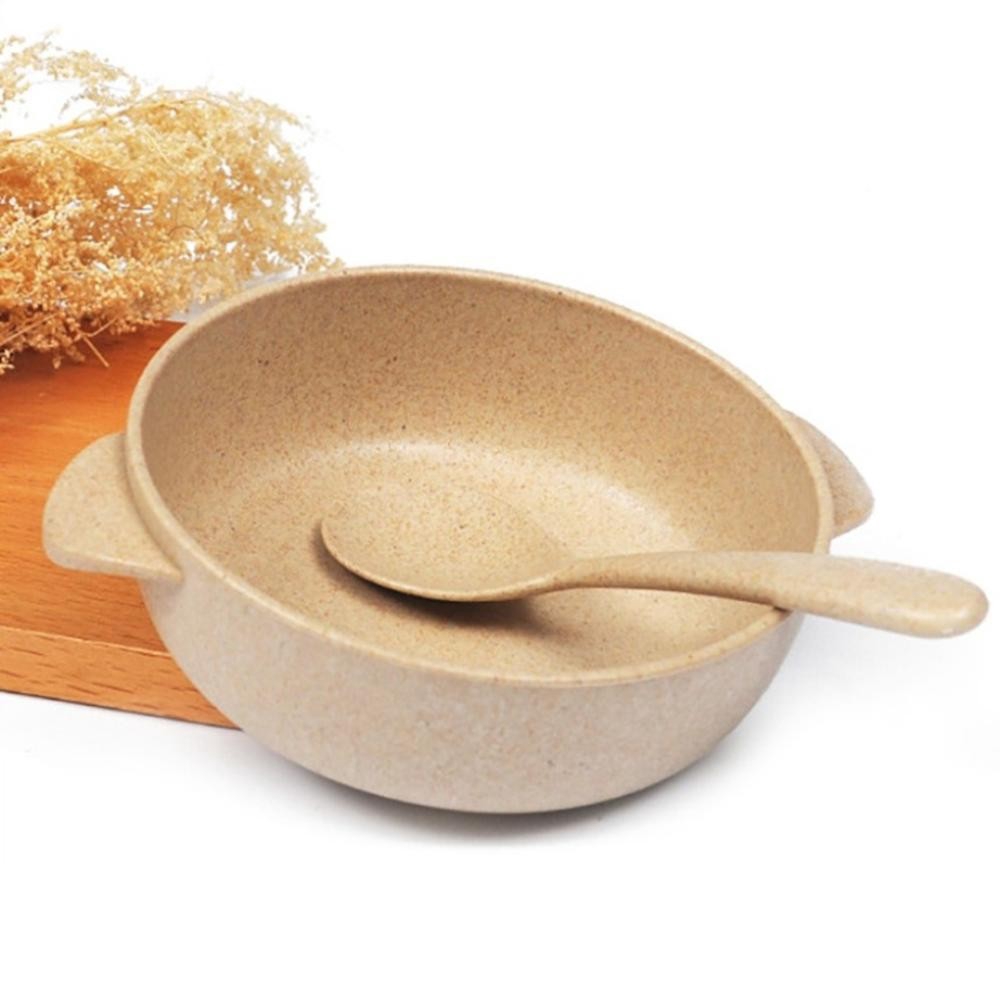 Bộ Bát Ăn Dặm Cho Bé Wheat Straw Bowl