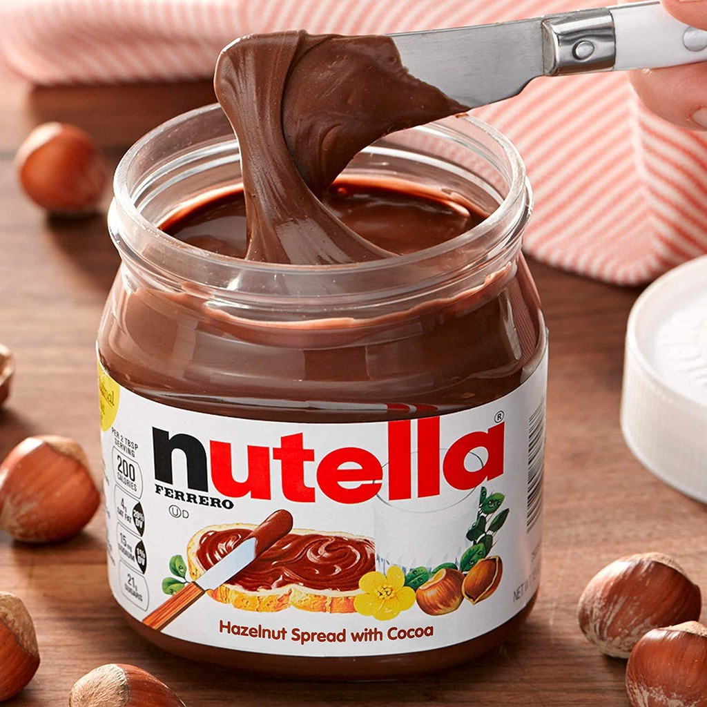 Mứt Hạt Dẻ Chocolate Nutella - Hủ thủy tinh 750gr