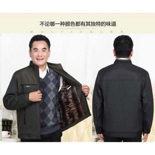 Áo khoác lông cho bố