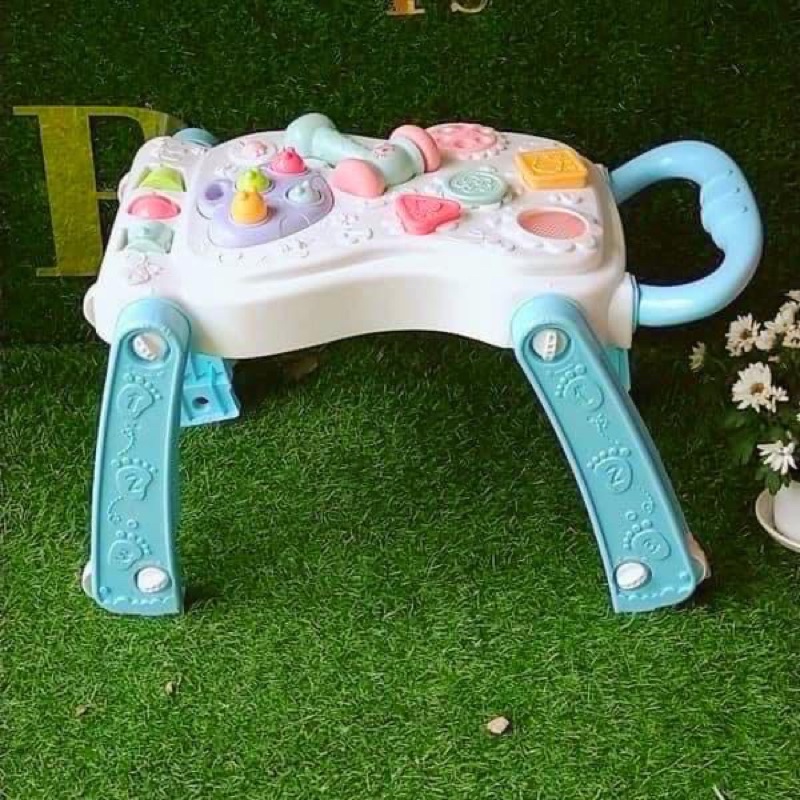 Xe tập đi kèm bàn chơi đa năng cho bé