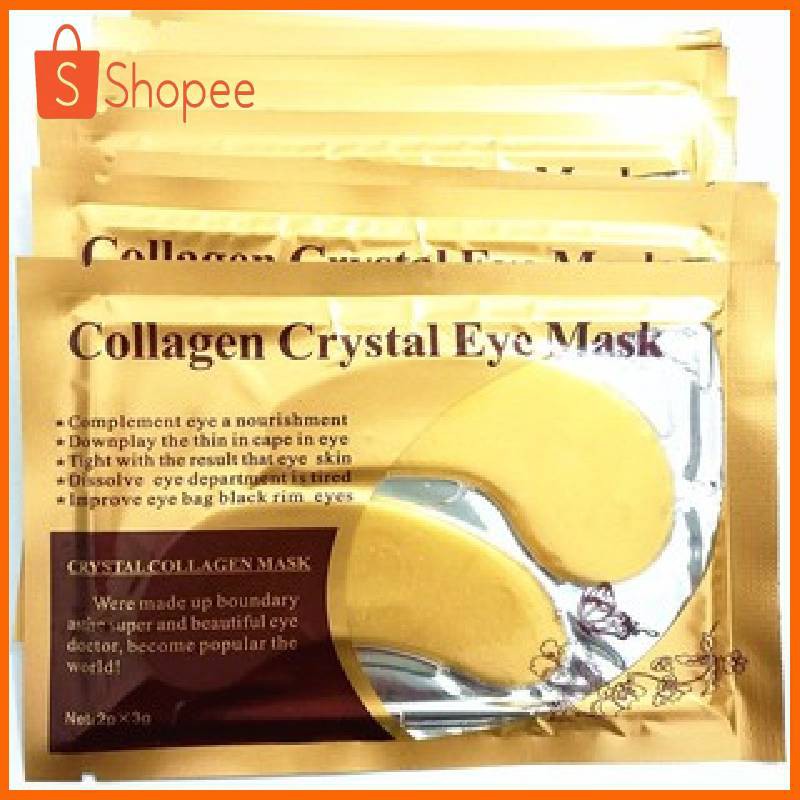 Mặt nạ mắt Collagen pha lê vàng dưỡng ẩm loại bỏ quầng thâm chống nếp nhăn | BigBuy360 - bigbuy360.vn