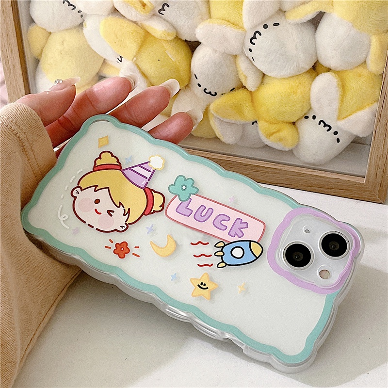 Ốp lưng iphone Ốp Điện Thoại Họa Tiết Sóng Biển Lớn Cho iphone13promax / 12 / 14pro / 11 / 7 / 8 / Plus / Mini /ProMax-14 Dinuo case