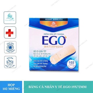 Băng dính y tế cá nhân Ego- Hộp 102 miếng