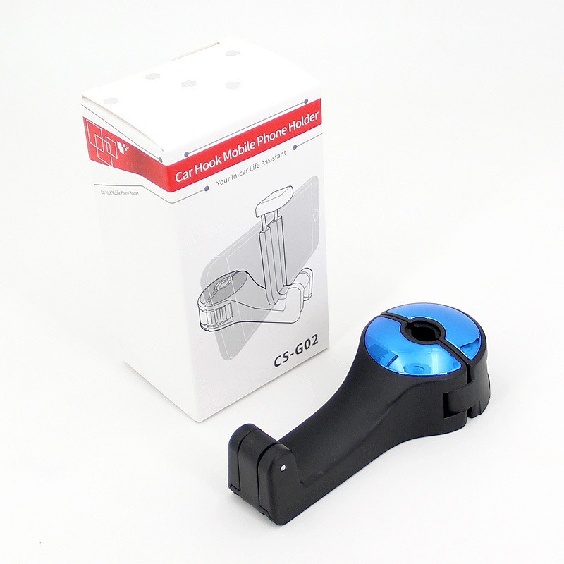 Giá đỡ kẹp điện thoại gắn ghế sau cho xe hơi xe ô tô cực chất và tiện dụng khóa chắc chắn có thể xoay góc 360 độ | BigBuy360 - bigbuy360.vn