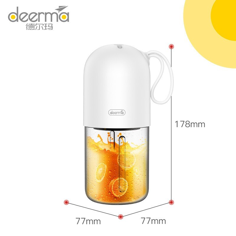 [Mã 44ELSALE2 giảm 7% đơn 300K] Máy say sinh tố du lịch Xiaomi Deerma Blender nhỏ gọn, tiện lợi