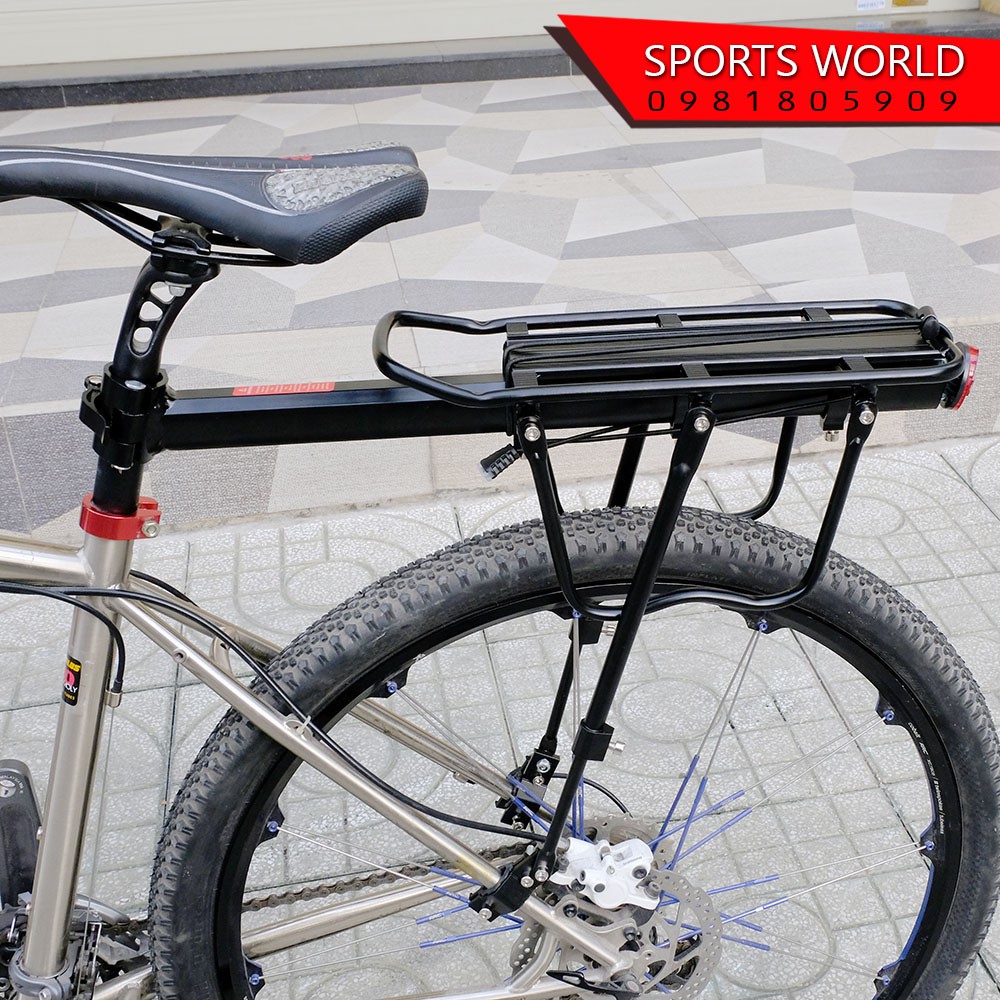 Baga gắn cốt yên xe đạp tải trọng lên đến 40kg - chất liệu nhôm