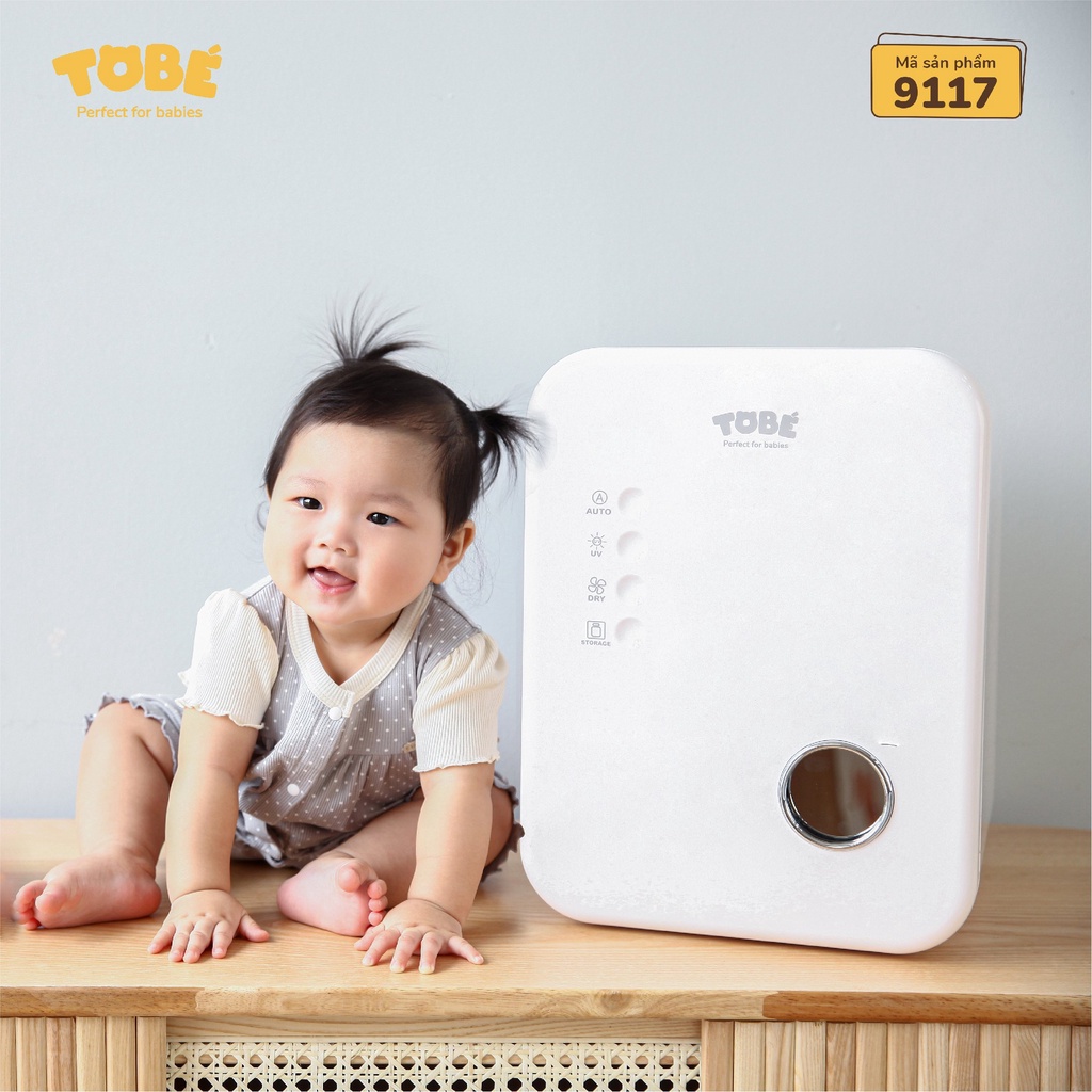 Máy tiệt trùng UV WIN 01 Tobé tiệt trùng UV, sấy khô, bảo quản đồ dùng của bé dung tích 17L hàng cao cấp