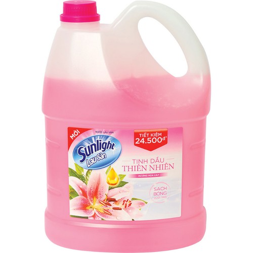Nước lau sàn Sunlight Hương Hoa Lily CAN 3.8KG