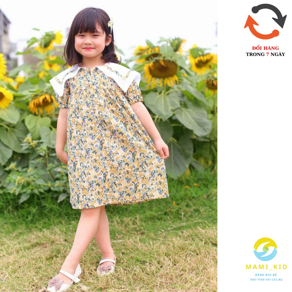 váy cho bé gái 1-7 tuổi hoa nhí xinh yêu 10-25kg ,mamikid
