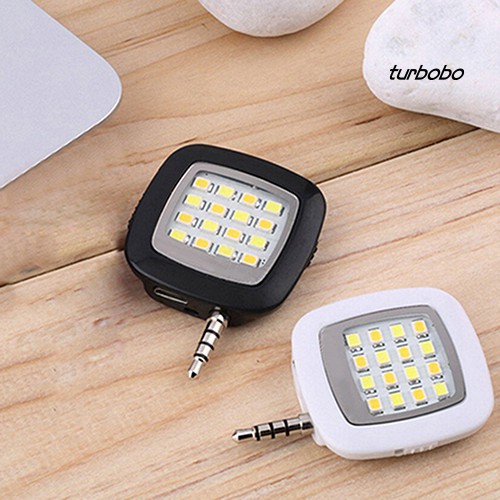 Đèn Led 16 Bóng 3.5mm Hỗ Trợ Chụp Ảnh Cho Điện Thoại Thông Minh