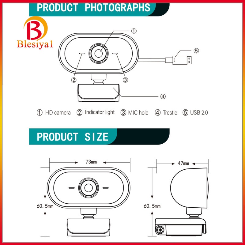 Webcam 2k Hd Tích Hợp Micro Hỗ Trợ Gọi Video Tiện Dụng | BigBuy360 - bigbuy360.vn