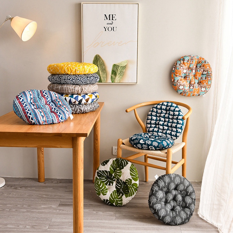 Đệm Lót Ghế Ngồi Dày Dặn Hình Tròn