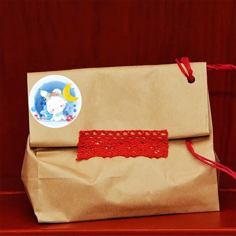 Dudu novelty sticker 500 cái cuộn pvc cartoon stickers aesthetic sticker diary sticker scrapbook trang trí văn phòng phẩm st