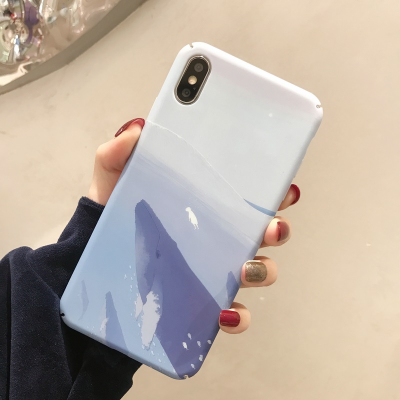 Ốp Lưng Hình Cá Voi Xinh Xắn Cho Điện Thoại Xiaomi Redmi Note 9 8 7 Pro Poco F2 Pro