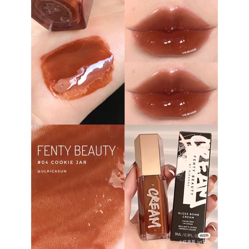 Son bóng Fenty Gloss Cream màu Cookie Jar / Fenty glow/ Fruit snackz 💄