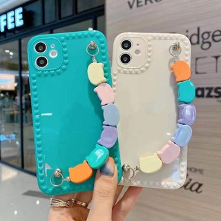 Ốp Iphone ⚡️ 𝐅𝐑𝐄𝐄 𝐒𝐇𝐈𝐏 ⚡️ Ốp Lưng Điện Thoại Iphone Case Màu+ Móc thỏ