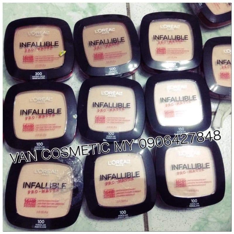 phấn phủ Infallible Pro-Matte 16HR Powder