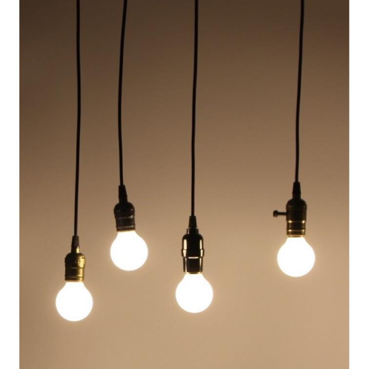 Bộ 10 đèn thả cổ điển Vintage bóng tròn trang trí G60 5W HL Lighitng